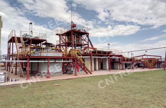 CNFREE Gold Leaching Reagent compared to Cyanide in Gold Mining Plant